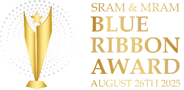 SRAM & MRAM Blue Ribbon Award Logo